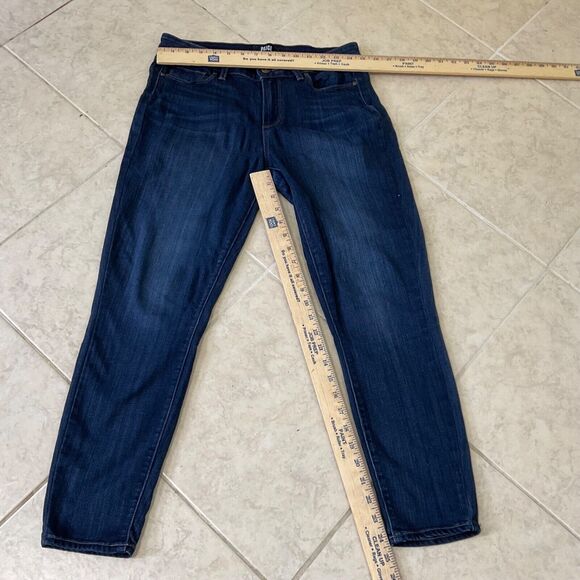 PAIGE Verdugo Crop JEANS WOMEN’S size 31 Blue Denim USA - Picture 4 of 11